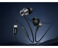 UGREEN Przewodowe słuchawki dokanałowe EP105 USB-C 1.2m czarne - 1501556 - zdjęcie 3